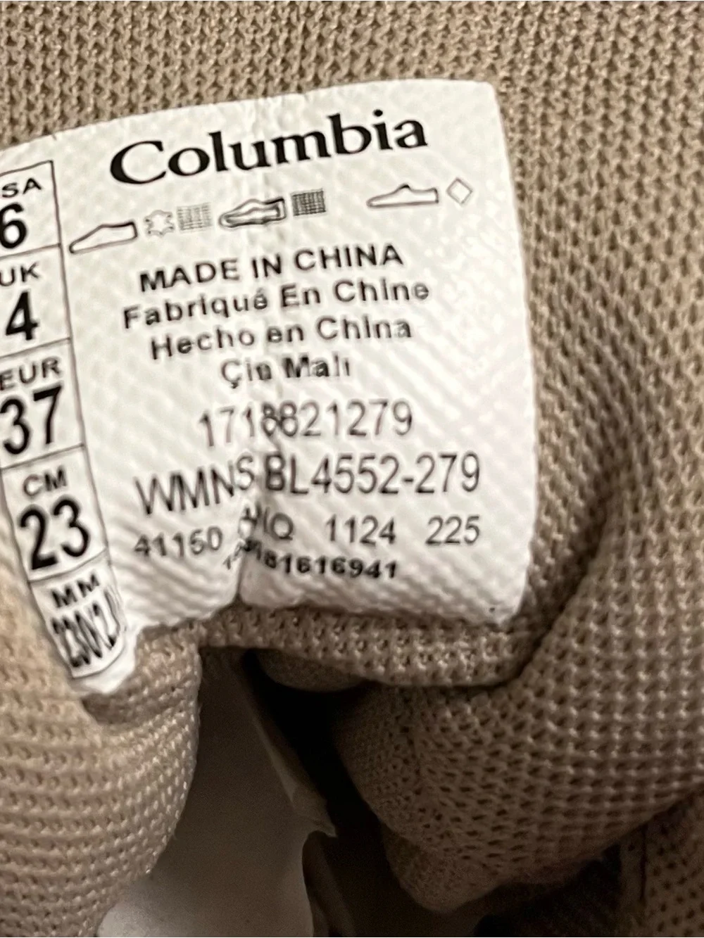 Columbia Women’s Winter Hiking Boots in Taupe with Pink Laces